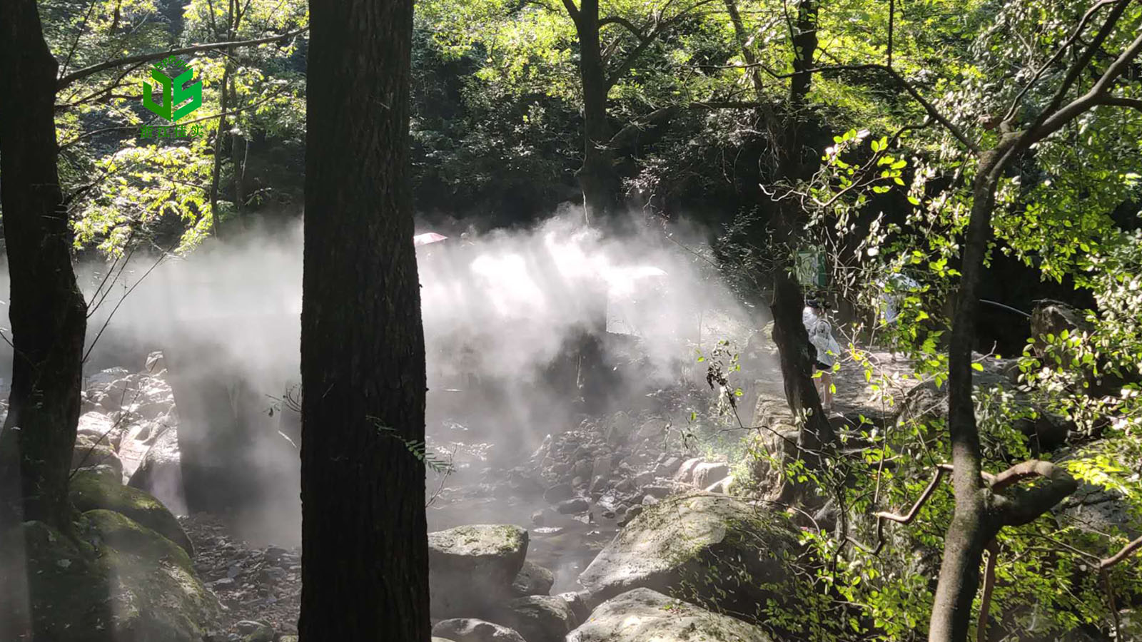 福建人造雾雾森系统喷雾造景打造沉浸式网红景观