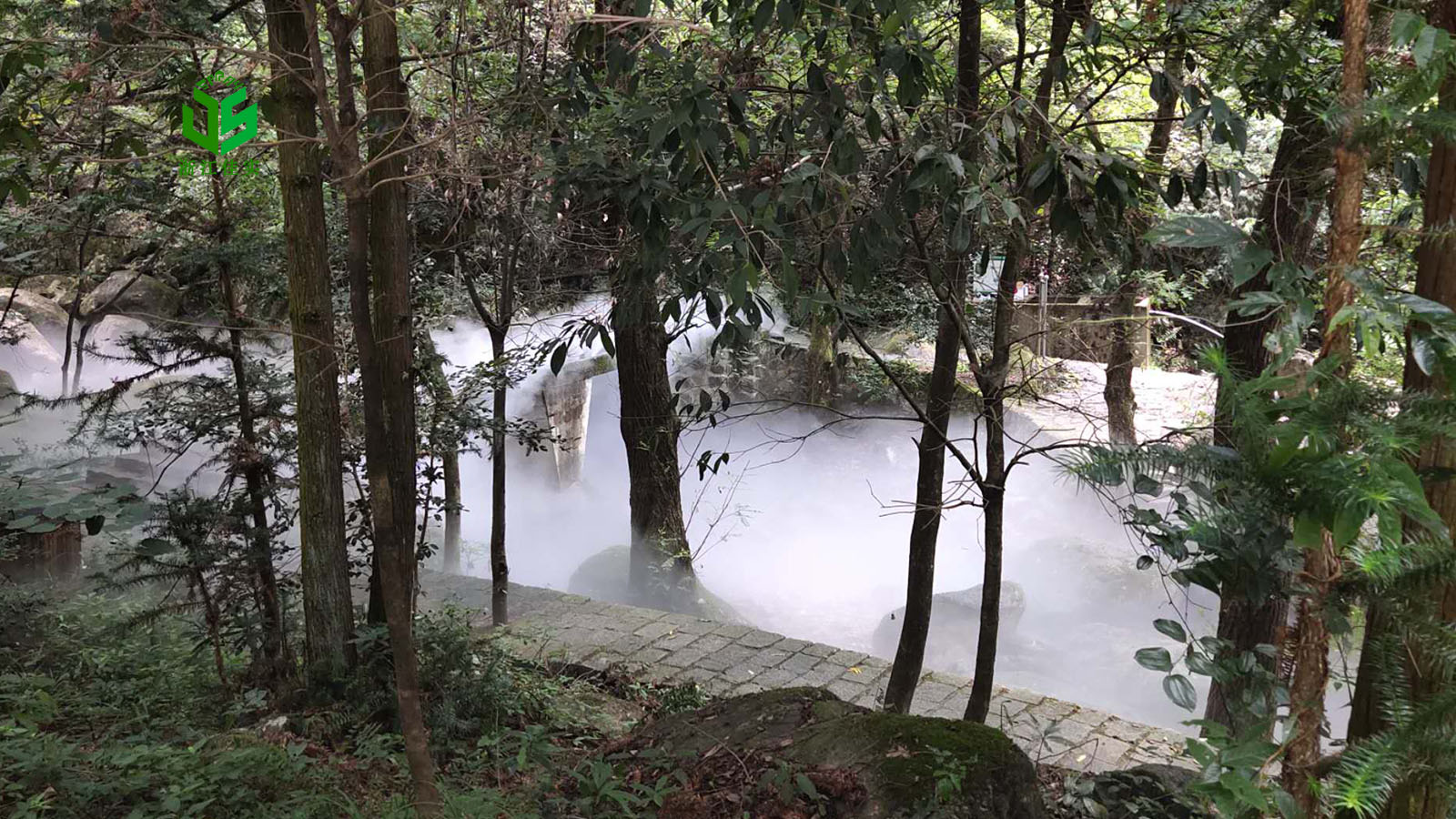 福建休闲景观打造常用的喷雾造景人造雾雾森系统